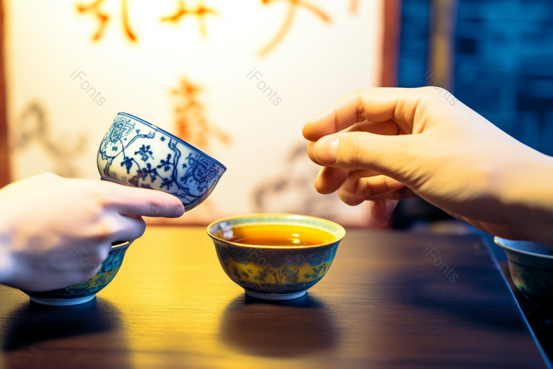 干杯古典素材古风传统文化青花瓷,高清,摄影图,摄影图片,图片大全,摄影图免费下载